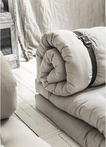 Sofa rozkładana ze skórzanym paskiem Karup Design Buckle Up Grey