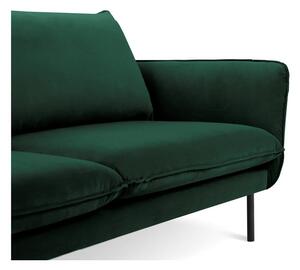 Zielona aksamitna sofa Cosmopolitan Design Vienna, 230 cm