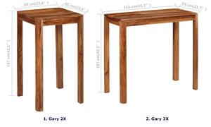 Rustykalny stolik barowy – Gary 2X