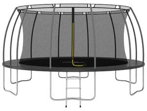 Trampolina z akcesoriami, okrągła, 488x90 cm, 150 kg