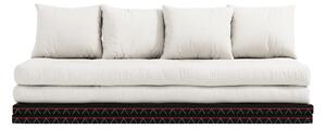 Sofa rozkładana z jasnobeżowym obiciem Karup Design Chico Natural