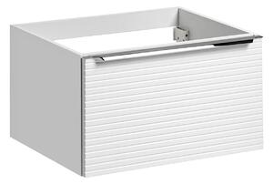Biała wisząca szafka pod umywalkę - Ebra 4X 60 cm