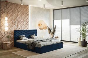 Tapicerowane łóżko 160x200 Nuvell 4X - 36 kolorów
