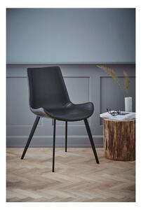 Czarne krzesło z imitacji skóry DAN-FORM Denmark Hype