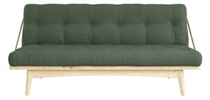 Sofa rozkładana Karup Folk Clear/Olive Green