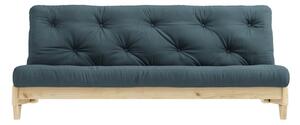 Sofa rozkładana z niebieskozielonym pokryciem Karup Design Fresh Natural/Petrol Blue