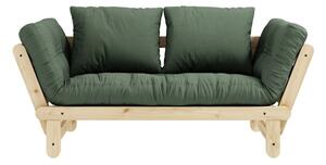 Sofa rozkładana Karup Design Beat Natural Clear/Olive Green