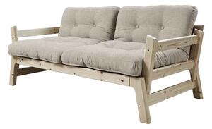 Sofa rozkładana Karup Design Step Natural Clear/Linen Beige