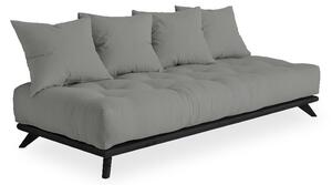 Sofa z szarym obiciem Karup Design Senza Black/Grey