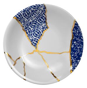 28-częściowy zestaw porcelanowych naczyń Kütahya Porselen Cracks