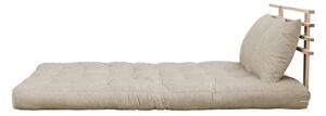Sofa rozkładana z lnianym obiciem Karup Design Shin Sano Natural/Linen