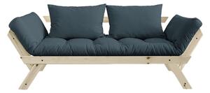 Sofa rozkładana z niebieskozielonym pokryciem Karup Design Bebop Natural/Petrol Blue