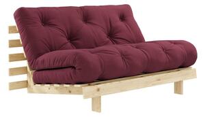 Sofa rozkładana Karup Design Roots Raw/Bordeaux
