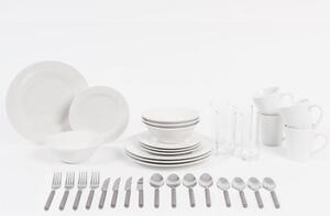 36-częściowy komplet naczyń porcelanowych i sztućców Sabichi Dining