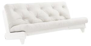 Sofa rozkładana z jasnobeżowym pokryciem Karup Design Fresh Black/Linen
