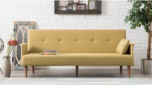 Żółta sofa rozkładana Balcab Home Julia