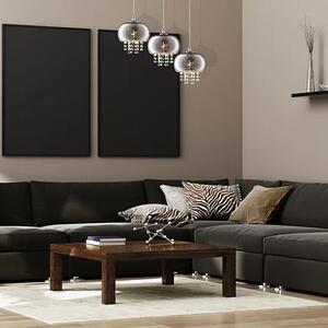 Potrójna lampa wisząca z kryształkami - 8X S001 P8-C32