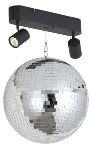 Lampa wisząca retro kula dyskotekowa z 2-punktowym oświetleniem LED i pilotem - Discoball