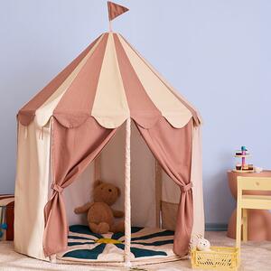 KID'S CONCEPT - namiot pawilon w paski, brązowy