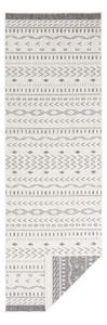 Szaro-kremowy chodnik odpowiedni na zewnątrz NORTHRUGS Kuba, 250x80 cm