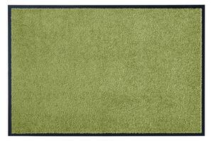 Zielona wycieraczka Hanse Home Wash & Clean, 39x58 cm