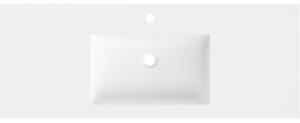 Mexen Otis umywalka wpuszczana w blat 121 x 46,5 cm, biała mat - 25181201
