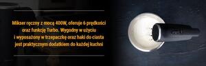 Mikser GASTRONOMA 18200002 Czarny