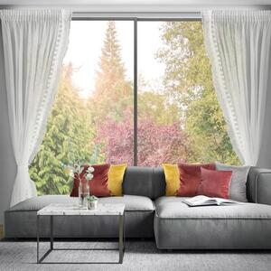 Firana gotowa EUROFIRANY Larisa 140 x 270 cm BiaÅy