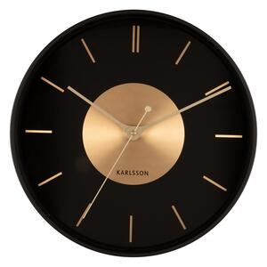 Zegar ścienny ø 35 cm Gold Disc – Karlsson