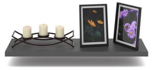 Półka Wisząca STIVMEBLE Ścienna 60 cm na książki zdjęcia 60x15x1,8 cm Szary Mat