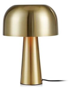 Elegancka lampa grzybek Blanca - złota w połysku