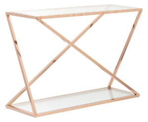 Konsola Vertigo rose gold 120x40x80cm