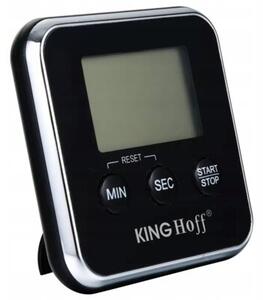 Minutnik kuchenny elektroniczny magnes czarny timer czasomierz 1819
