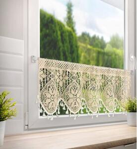 Firana gotowa EUROFIRANY Moly 150 x 30 cm BeÅ¼owy