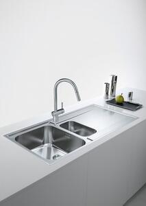 Bateria kuchenna stojÄ ca FRANKE Leda Neo Pull-out z wyciÄ ganÄ wylewkÄ Stal szlachetna 115.0590.047