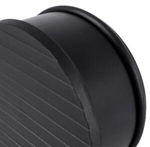 Stoper do drzwi metalowy czarny 11,5 cm