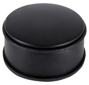Stoper do drzwi metalowy czarny 11,5 cm