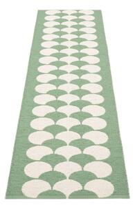 Zielono-kremowy chodnik odpowiedni na zewnątrz 70x250 cm Poppy Oregano – Pappelina