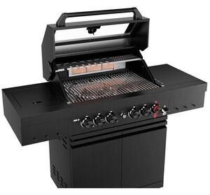 Grill ogrodowy gazowy KOLER Krone S3 Czarny 21.6 kW 74 x 47 cm