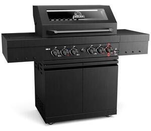 Grill ogrodowy gazowy KOLER Krone S3 Czarny 21.6 kW 74 x 47 cm