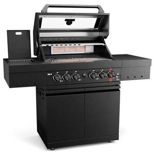 Grill ogrodowy gazowy KOLER Krone S3 Czarny 21.6 kW 74 x 47 cm