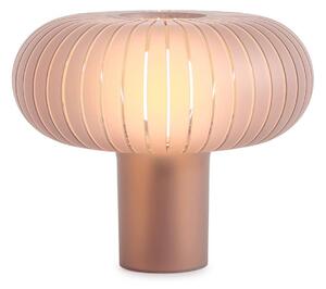 Kartell Lampa stołowa Teresa Frozen, możliwość ściemniania, fioletowy / różowy / bladoróżowy, salon / jadalnia, tworzywo sztuczne, design