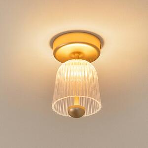 Nuura Aps Lampa sufitowa LED Asteea, możliwość ściemniania, mosiężny / złoty, salon / jadalnia, metal, skandynawski