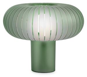 Kartell Lampa stołowa Teresa Frozen, możliwość ściemniania, zielony, salon / jadalnia, tworzywo sztuczne, design