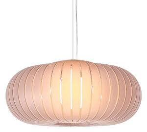 Kartell Lampa wisząca Teresa Frozen, fioletowy / różowy / bladoróżowy, salon / jadalnia, tworzywo sztuczne, design