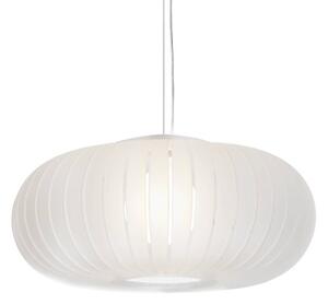 Kartell Lampa wisząca Teresa Frozen, biały / opal, salon / jadalnia, tworzywo sztuczne, design