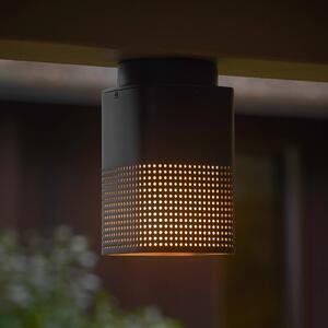 Nordlux Zewnętrzna lampa typu downlight Sidara Seaside, czarna, IP54, E27 Sidara, możliwość ściemniania, czarny, aluminium, nowoczesny