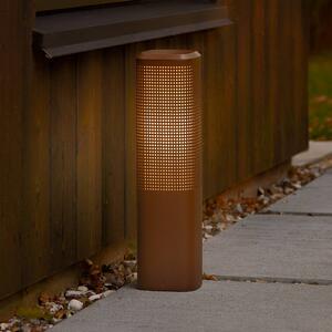 Nordlux Lampa ogrodowa stojąca Sidara, możliwość ściemniania, brązowy / rdzawy, aluminium, nowoczesny