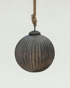 Bombka szklana Rustic Black 10 cm