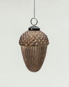 Bombka szklana Acorn Gold 7x7x10 cm